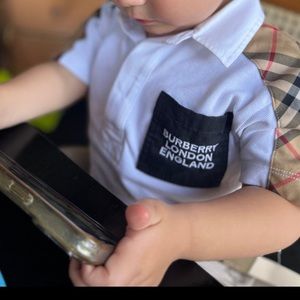 Burberry polo shirt for toddlers